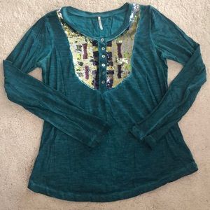 Gorgeous Free people long sleeve!